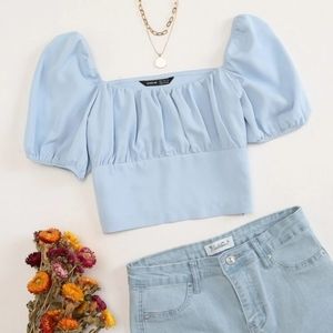 Shein Puff Sleeve Top